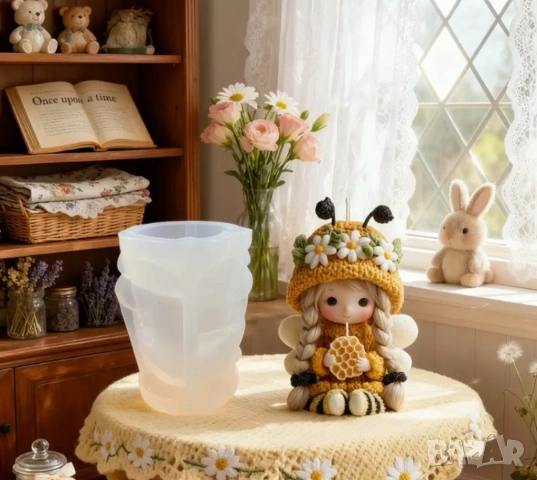 Молд момиче пчеличка, снимка 4 - Форми - 53522044