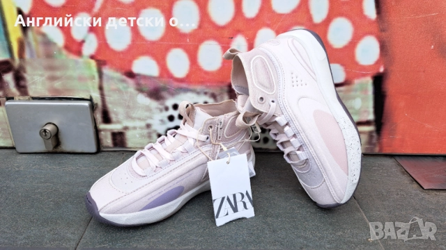 Английски детски кецове -Zara, снимка 2 - Детски обувки - 51495459