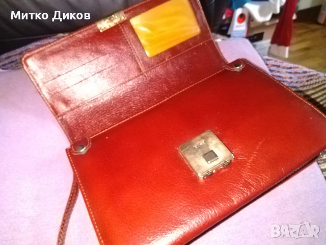 Борсета маркова на Чихад Дери естествена кожа чанта за ръка 240х175х80мм, снимка 3 - Чанти - 40900791