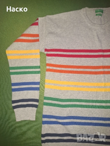 Benetton пуловер и суитчър 168см, снимка 3 - Пуловери - 52776205