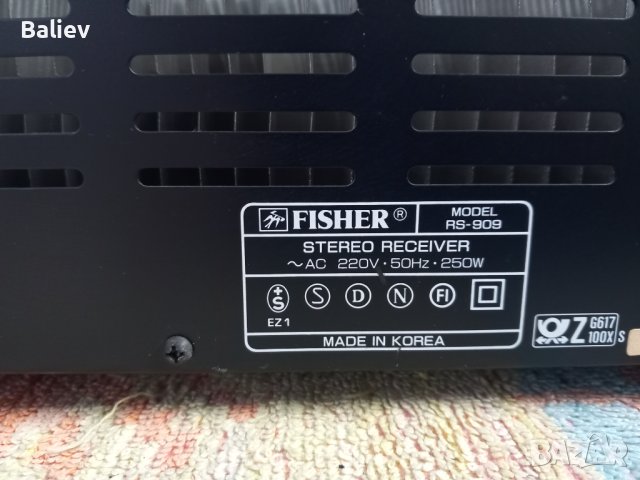 FISHER RS-909 HI FI STEREO RECEIVER , снимка 12 - Ресийвъри, усилватели, смесителни пултове - 44296298