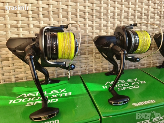 Продавам 3бр макари Shimano Aerlex 10000 spod, снимка 3 - Макари - 52441014