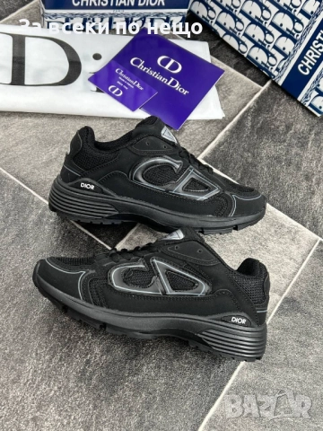 Christian Dior Дамски Черни Маратонки👟Дамски Спортни Обувки В Черен Цвят Кристиян Диор Код E1062, снимка 4 - Маратонки - 52206928