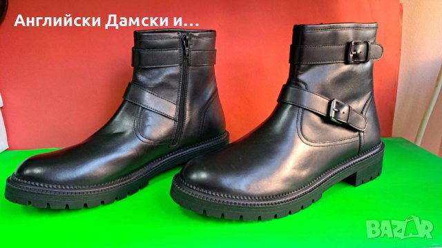 Английски дамски боти естествена кожа-5 AVENU , снимка 6 - Дамски боти - 42504848