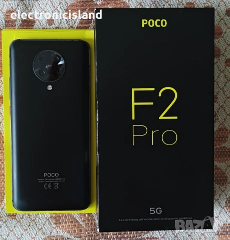 Отлично запазен смарт GSM Xiaomi POCO F2 Pro, 6GB/128GB памет, 4700mAh нова батерия, пълен комплект, снимка 3 - Xiaomi - 51016437