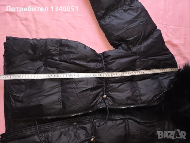 Яке с гъши пух и яка от естествен косъм, снимка 10 - Якета - 56039188