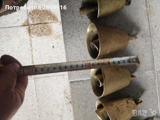 Стари чанове и звънци 18броя, снимка 3 - Антикварни и старинни предмети - 52935771