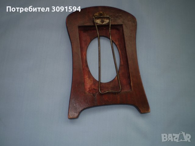 Ретра Дървена Настолна Рамка За снимка, снимка 4 - Антикварни и старинни предмети - 41385811