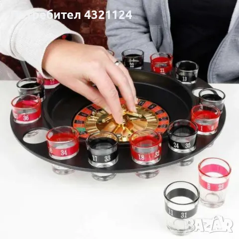 16 Glass Lucky Shot Игра за пиене  За 2-8 играча, снимка 2 - Други игри - 48253821