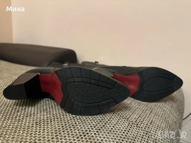 Alessa Charlotte Ботуши с подвижен синджир, снимка 4 - Дамски ботуши - 48300254