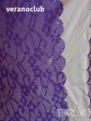 Чадър за дъжд Дантела Екзотика Лилав, снимка 2 - Други - 41491752