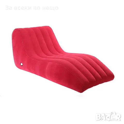 Луксозен надуваем диван с флокирана повърхност , снимка 3 - Дивани и мека мебел - 50270864