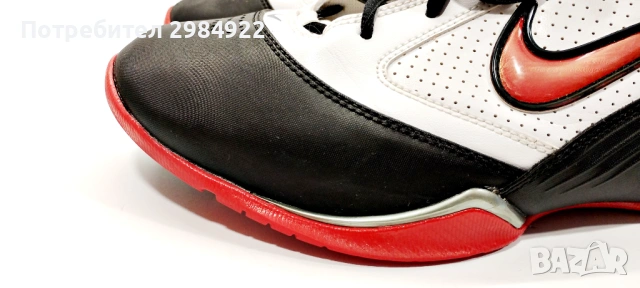 БАСКЕТБОЛНИ ОБУВКИ NIKE AIR SHOES FLIGHT SCORER 386239-107 РАЗМЕР US11 UK10 EU45 CM29, снимка 4 - Маратонки - 53440819