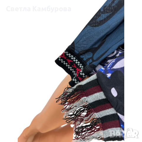 Дамска блуза DESIGUAL размер S / M многоцветна, снимка 2 - Блузи с дълъг ръкав и пуловери - 44570575