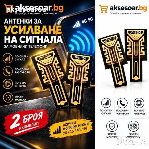 Антени Усилвател на сигнала за Мобилен телефон мини стикери за подобряване на обхвата на GSM iPhone, снимка 16 - Резервни части за телефони - 56104446