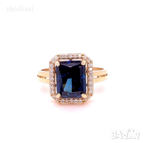 Златен дамски пръстен 4,09гр. размер:57 14кр. проба:585 модел:34548-1