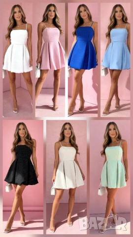 Рокля с фини камъчета