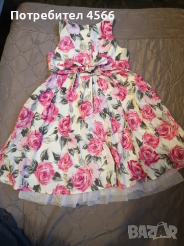 Памучна рокличка на Некст, снимка 4 - Детски рокли и поли - 50350964