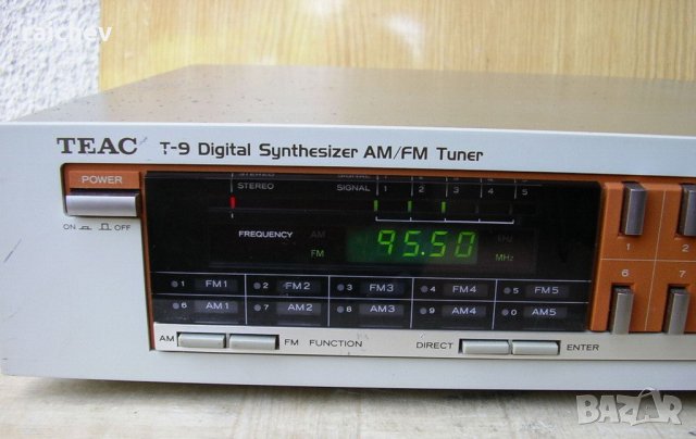 ★ █▬█ █ ▀█▀ ★ TEAC T-9 – Голям модел тунер, девета серия с регулируем и фиксиран изход., снимка 2 - Аудиосистеми - 35954142