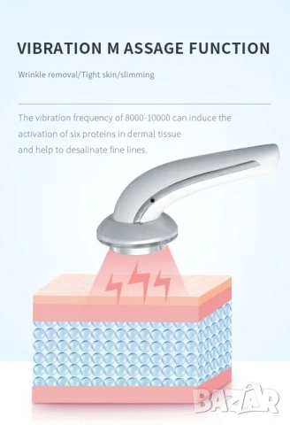 6 в 1 EMS масажор за кавитация за отслабване и целулит, ултразвук, снимка 4 - Козметични уреди - 52062318