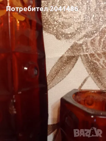 Стъклени вази, снимка 4 - Антикварни и старинни предмети - 49923176