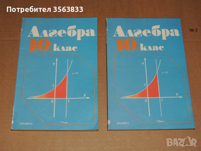 Алгебра 10 клас, снимка 1 - Учебници, учебни тетрадки - 40501069