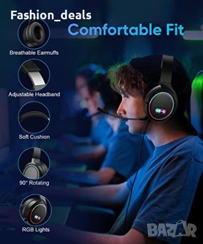 Нови Bluetooth Безжични геймърски слушалки с микрофон , снимка 7 - Слушалки за компютър - 41746994