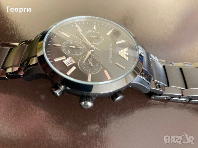 Оригинален часовник Armani , снимка 4 - Мъжки - 53370383