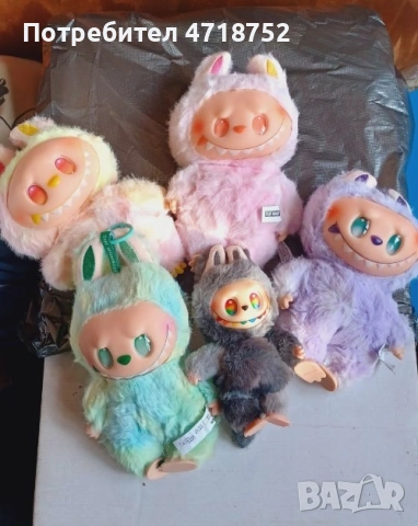 Лабубу 25см и 15см различни цветове, снимка 3 - Плюшени играчки - 53221486