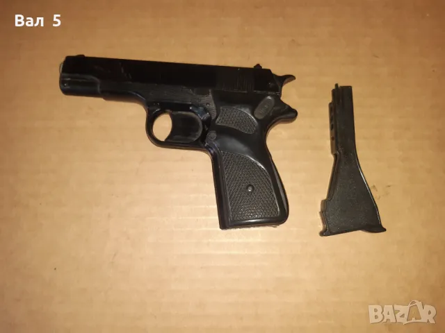 Стара играчка - пистолет с капси, снимка 4 - Антикварни и старинни предмети - 49119832