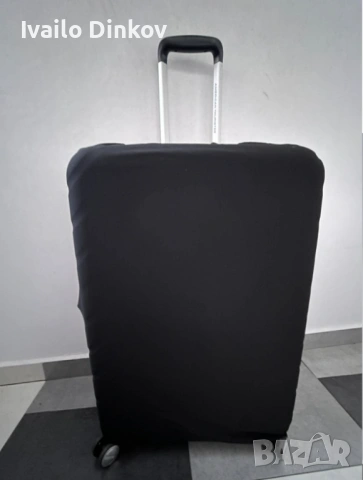 Защитен калъф за куфар, размер L (до 70-29-50cm), черен, снимка 2 - Други стоки за дома - 53822896