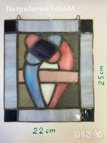 Композиция от стъкло за декорация., снимка 3 - Декорация за дома - 53409974