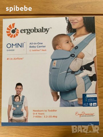 Ергономична раница Ergobaby Omni Breeze, снимка 6 - Кенгура и ранички - 35974863