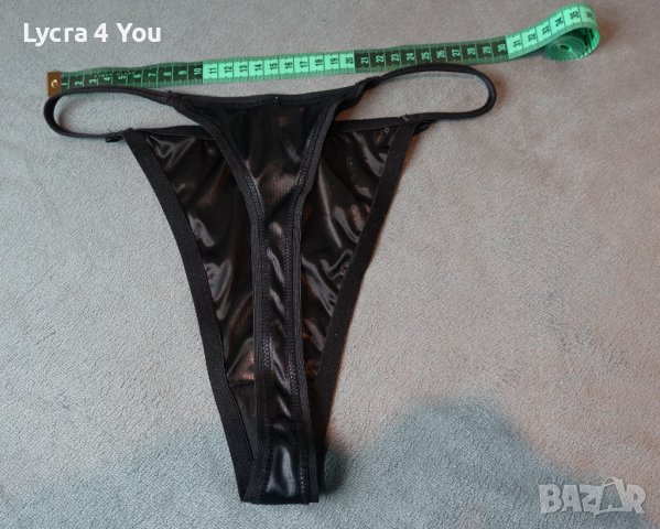 C&A Lingerie XS/S черни лъскави прашки със златни сърца, снимка 15 - Бельо - 40080299