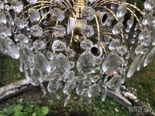 старинен кристален полилей , снимка 7 - Антикварни и старинни предмети - 48331665
