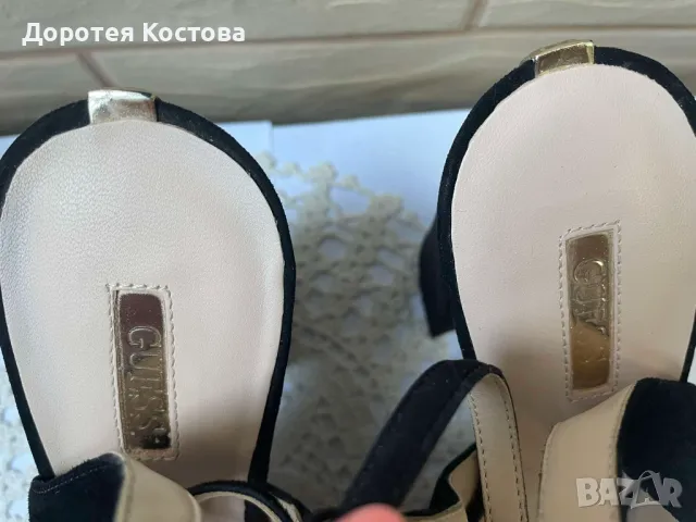 GUESS ориг.черни сандали от Англия, снимка 11 - Сандали - 50008932