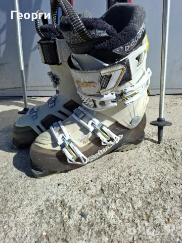 Ски Salomon-156см.+обувки Salomon-25.5щеки Мasters-120см., снимка 6 - Зимни спортове - 47313438