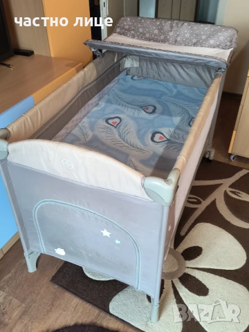 кошара детска сгъваема  с матрак в Бургас 45 евро, снимка 2 - Кошарки - 53613673