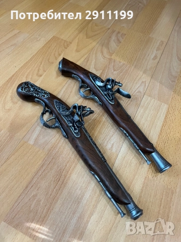 Реплика на кремъклия, комплект от два, снимка 12 - Антикварни и старинни предмети - 52813716