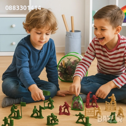 Комплект войници Пластмасови , снимка 3 - Фигурки - 52175108