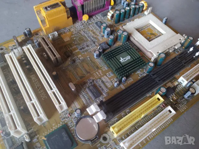 Платка Acorp дъно soket 370 ISA, PCI за стар компютър , снимка 3 - Дънни платки - 48445773