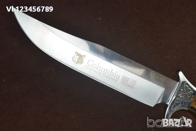 Ловен нож с фиксирано острие Columbia SA48 180 х 305, снимка 4 - Ножове - 52192789