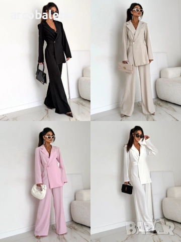 Стилен дамски гащеризон с елегантна кройка LUXURY, 4цвята 