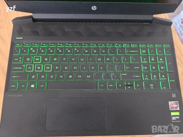 Геймърски лаптоп hp pavilion 15,6 инча, снимка 4 - Лаптопи за игри - 55851652