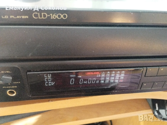 pioneer CLD -1600 player 1bitDAC, снимка 6 - Ресийвъри, усилватели, смесителни пултове - 52156335