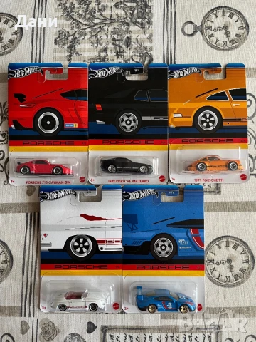 Hot wheels Porsche set 