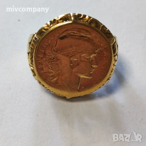 Златен пръстен 13.10гр.14К, снимка 3 - Пръстени - 53737276