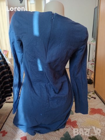Блуза туника в синьо, снимка 4 - Туники - 42484109