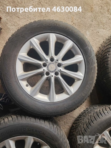 Джанти със зимни гуми 255/55/18 за Мерцедес / Mercedes W166 ML / GLE, снимка 2 - Гуми и джанти - 52143319