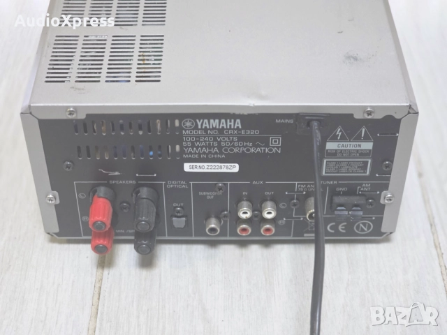 🔥🎶 Yamaha CRX‑E320 – компактен CD‑ресивър/усилвател (без колони) – 120 лв 🔥, снимка 7 - Ресийвъри, усилватели, смесителни пултове - 52902981